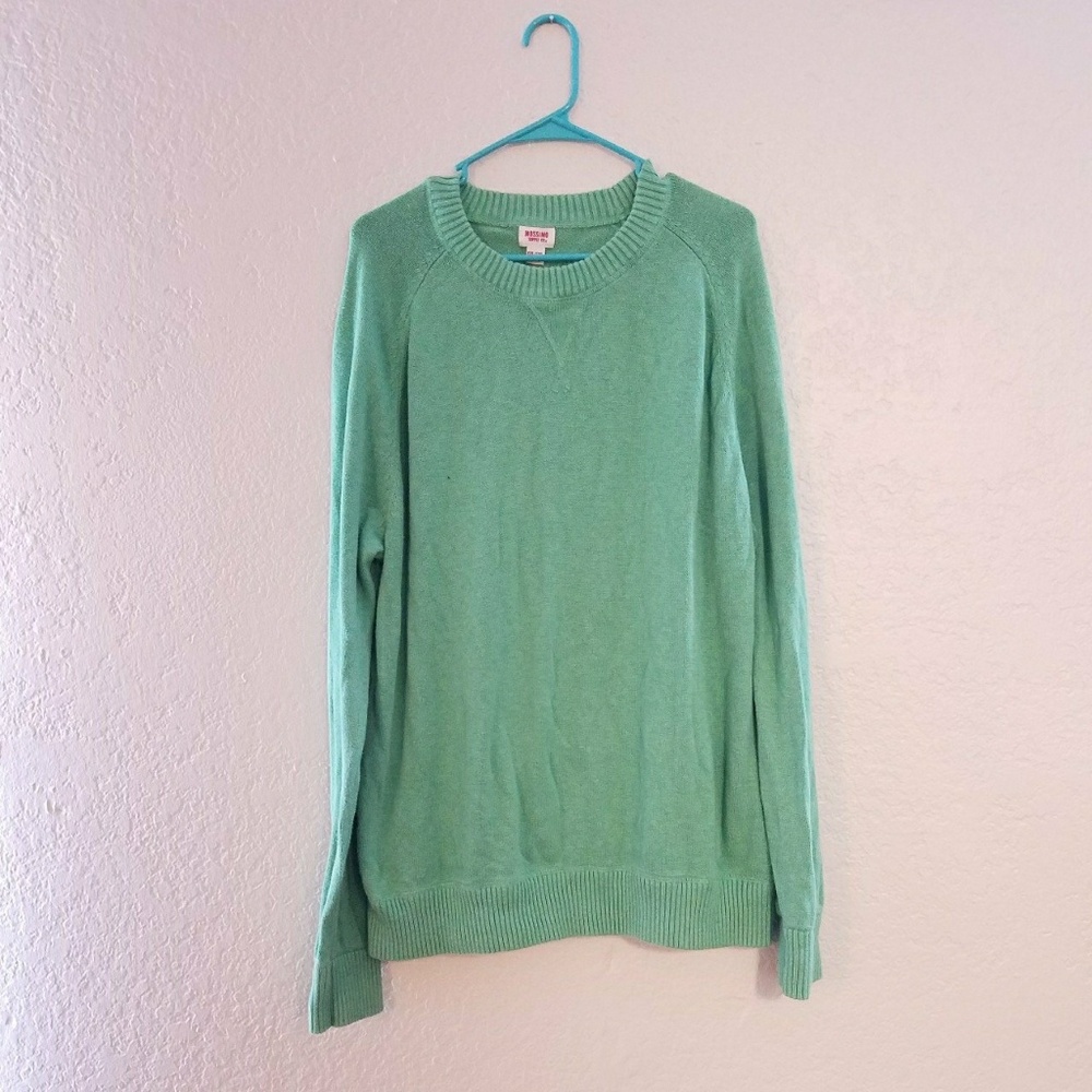 Men's light green mossimo sweater size xxl